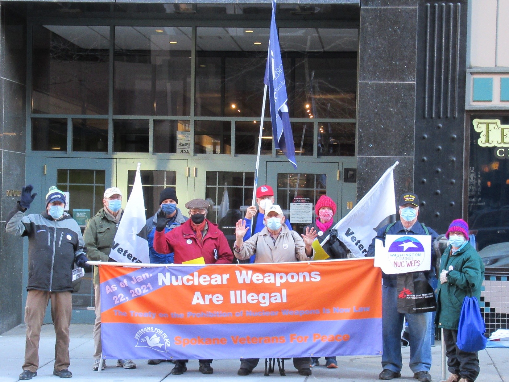 Jan Protest at Congressional Representative Office