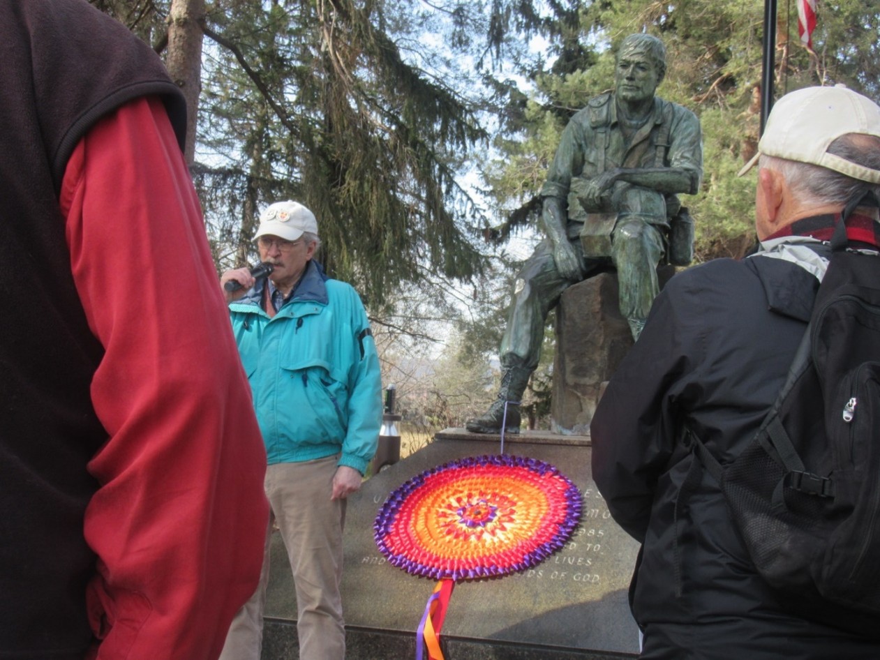 Tom Charles addresses My Lai Massacre Remembrance – “My Hero of My Lai, Ron Ridenhour”   March 2023