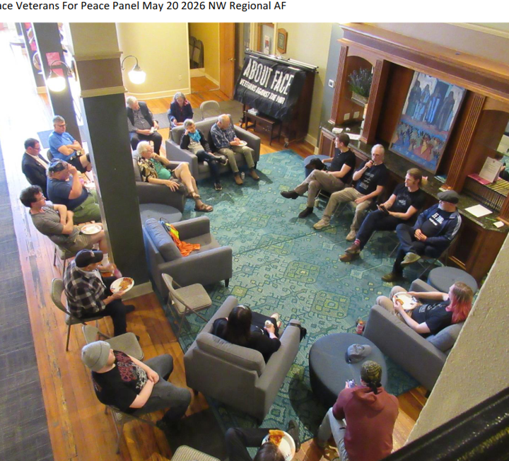 May 20 About Face Veterans For Peace Panel NW Regional AF